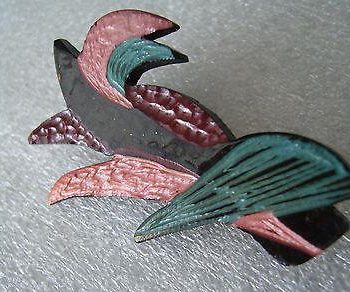 Vintage early plastic Art Deco pin brooch