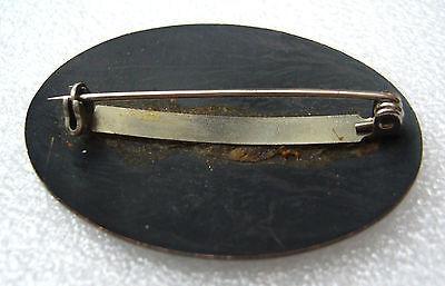 Vintage 1950s enamel on copper pin / brooch # 3