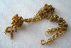 Vintage romantic gold-tone necklace
