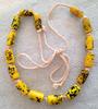 Vintage hand made glass beads old necklace